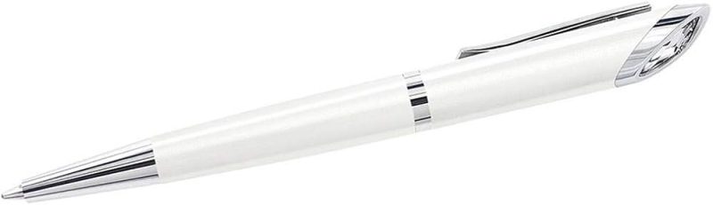 Stylo à Bille Agenda Crystal Starlight Blanc – Image 2