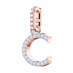 Pendentif Charm Lettre C Swarovski